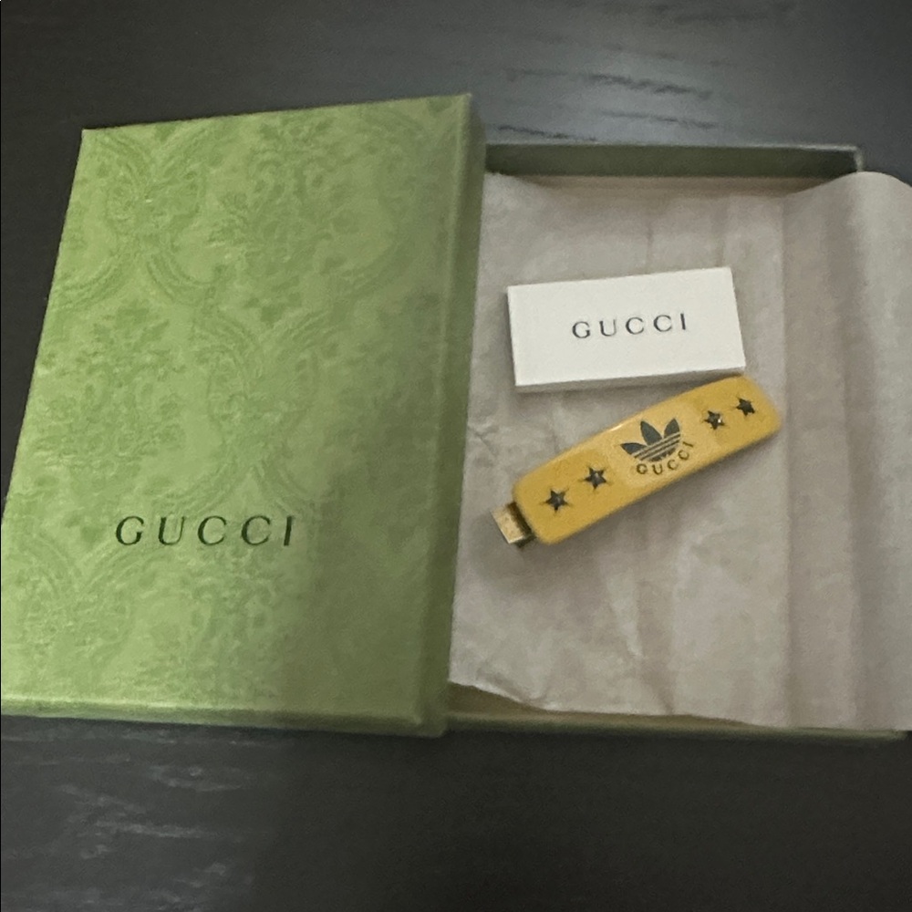 GUCCI×adidas Trefoil Logo Hair Clip - Picture 7 of 7